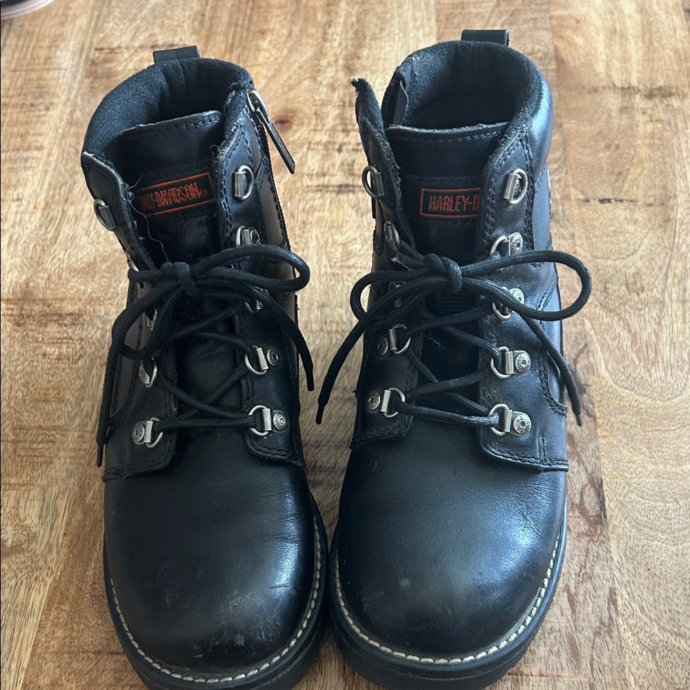 Harley-Davidson Black Leather Women’s Boots